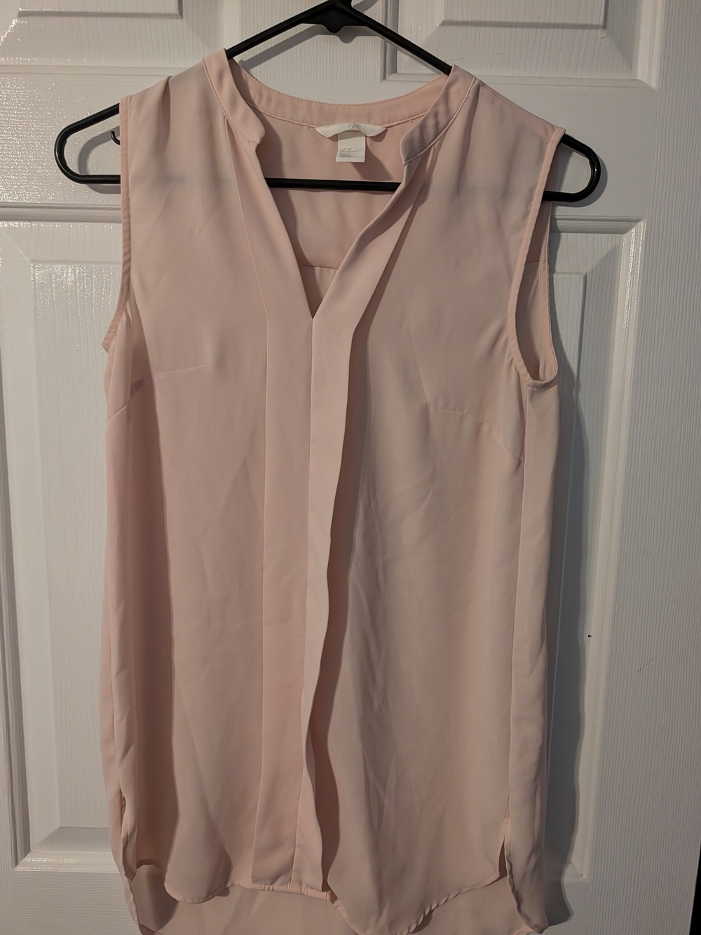 H&M Pale Blush Sleeveless V-Neck Camisole